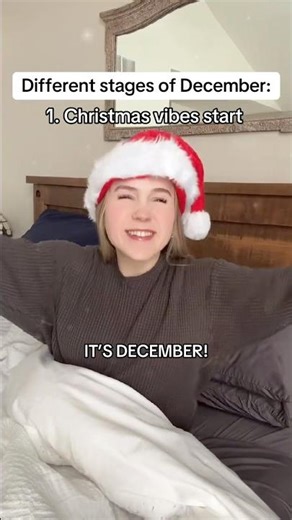 The different stages of December #comedy #skit #pov #funny
