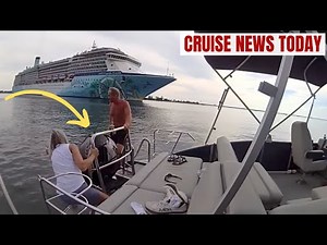 Cruise Ship Nearly Collides With Boat in Florida Port