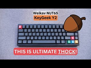 Thocky and marbly budget keyboard | KeyGeek Y2 | NUT65 | sound test