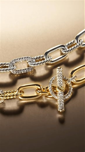 David Yurman's sculptural DY Madison links make cherished gifts for her, inspired by the vibrant energy of New York City. | Reeds Jewelers & Decor