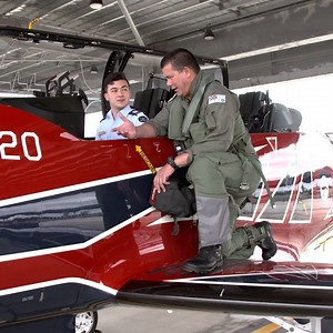 Officer cadet Declan meets ADFA alumnus Group Captain Dennis Tan, Officer Commanding Air Training Wing, to find out more about the journey of Air Force aviation. To see where an ADF degree can take you. visit: https://goo.gl/1B6Tdo | ADF Careers