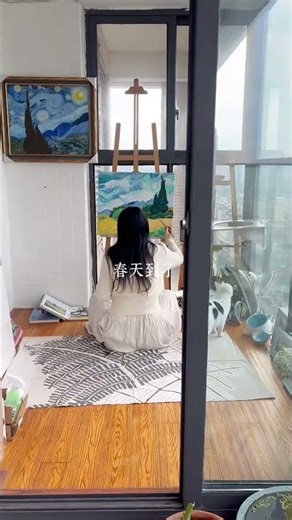 Discover the Beauty of Spring with My Oil Painting Journey