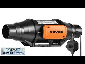 VEVOR 4 Inch Inline Duct Fan HVAC Exhaust Blower Kit AC Variable Review