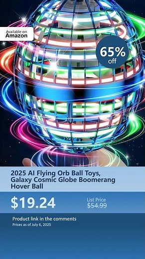2025 AI Flying Orb Ball Toys, Galaxy Cosmic Globe Boomerang Hover Ball
