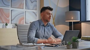 Disappointed Man Reacting Fail Light Workplace Stock Footage Video (100% Royalty-free) 3458432873 | Shutterstock