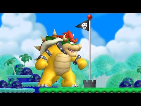 Giant Dark New Super Mario Bros. Wii Bowser Time - Walkthrough - #04