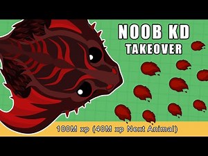 NOOB TAKES OVER THE SERVER WITH 100M KING RIPPER IN MOPE.IO