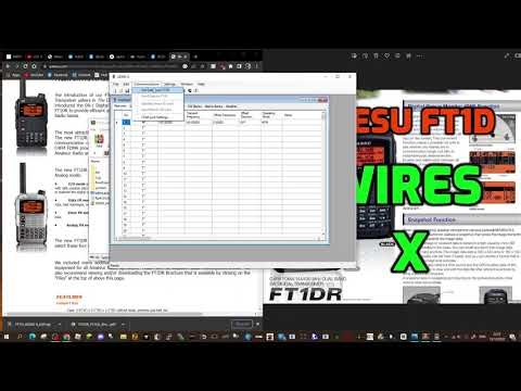 YAESU FT1D - ADMS6(FREE) PROGRAMMING SOFTWARE