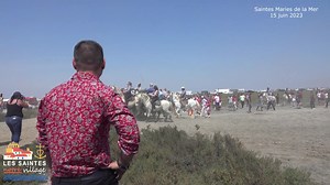 Les 10 abrivado (un peu agitées) des 5 gorges dans le cadre de la Fête Votives 2023 aux Saintes Maries de la Mer. | Les Saintes notre Village