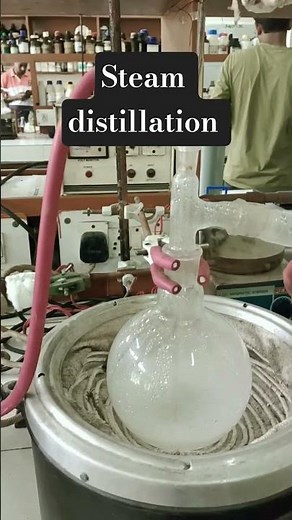 Understanding Steam distillation Procedure. For high boiling point solvents #stea