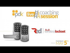PDK Access Control Coaching: Red Wireless Locksets