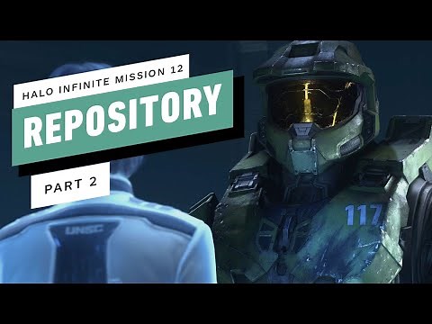 Halo Infinite Legendary Campaign Walkthrough - Mission 12: Repository Part 2 [4K/60FPS]