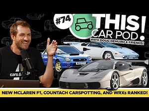 The New F1, Ford's $300k SUV, Car Week, Carspotting In The Countach, WRXs Ranked! THISCARPOD! EP74