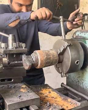 How Lathe Machinist Restores Destroyed Trailer King Pin | Restoration of Trailer Coupling Core