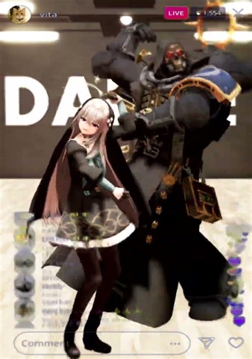 【TG.TV MMD9】-『Blue Archive x Warhammer 40k』 Sakurako x Chaplain Leandros - 🎶Victory Dance 132🎶