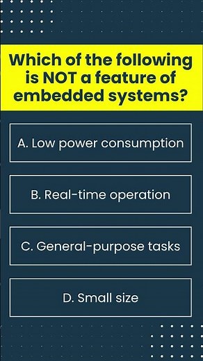 Embedded Systems Basics MCQ | Professional Learning Series | Real-world Projects #embeddedsystems