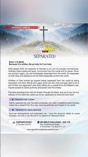 June 25, 2026 - SEPARATED - GoodNews Daily by Prophet Uebert Angel. #uebertangel #GND #fyp