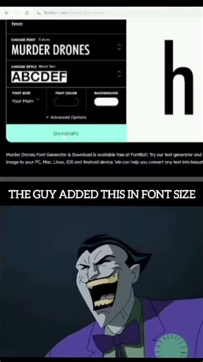 this font size #memes