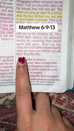 Praying with Purpose: Insights from Matthew 6:9-13