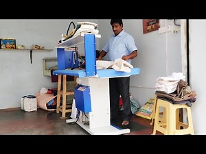 How Its Work Semi Automatic Vaccume Steam Ironing machine | Maker's World