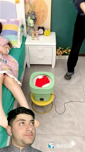 Small washing machine challenge #funny #smartgadgets