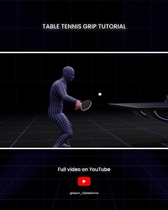 Learn Table Tennis on Instagram: "➡️ New video available on YouTube: Table Tennis Grip Tutorial 🏓 Link in our bio⬆️"