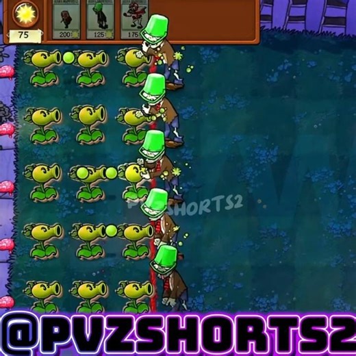 Repeaters Challenge Buckethead Zombies #pvz #pvz2 #youtube #youtubeshorts