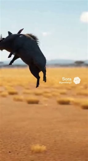 Dramatic Warthog Attack on Baby Giraffe Foiled by Adult Giraffe #GiraffeRescue #WarthogAttack