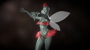 Evil Pixie - 3D model by TheOuterLinux
