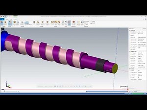 Mastercam Turn-Mill: Screw Feeder (Auger) Programming! C-Axis Helical Contour, Masterclass! 🚀 #CNC
