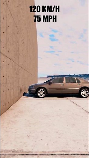 VW Phaeton W12 Speed Crash Test – Luxury Meets Brutal Impact 💥