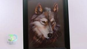 Uncle Sam I Want You 3D Poster Wall Art Decor Framed Print | 12x16 inches | World War 2 USA Military Lenticular Posters & Pictures