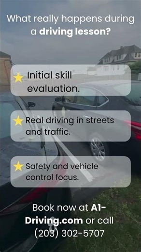 A quality driving lesson is more than just driving a car.