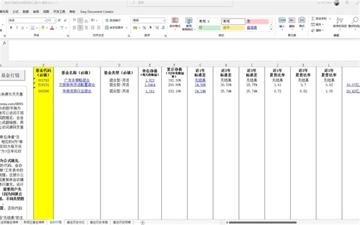 【VBA实战教学-基金下载器篇】第3节-超链接与条件格式