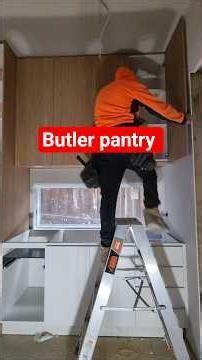 butlers pantry install 🔨 #kitcheninspo #howto #butlers #build