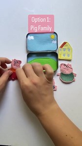 Peppa Pig Inspired Pocket Playset - Etsy