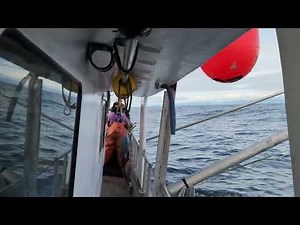 Alaska fishing! Commercial Fishing for Black Cod! Setting the gear!