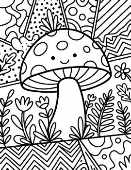 Spring Engaging Flowers  Pop Art Coloring Activities for Creative