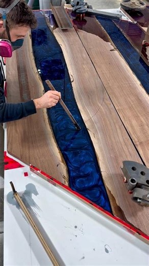 The beginning of the most elevated conference table we have ever designed #shirts #WoodworkingReels