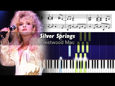 Fleetwood Mac - Silver Springs - Accurate Piano Tutorial with Sheet Music