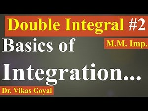 Double Integral #2 in Hindi (V.Imp.) | Multiple Integral | Integral Calculus | Engineering Maths