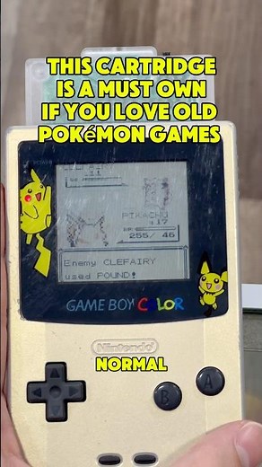 This Gameboy Color cartridge changes the way you play Pokemon games