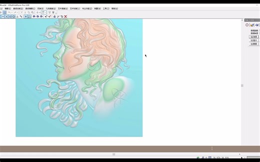 精雕软件（ArtForm）显示发灰及二维环境卡死的解决办法