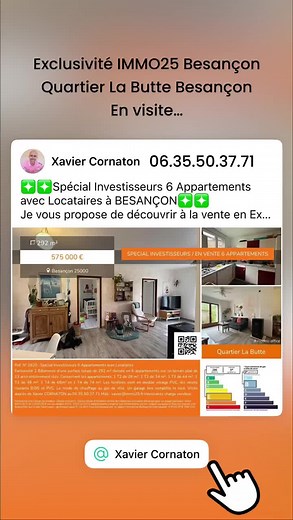 Ensemble immobilier à vendre : 6 appartements à Besançon