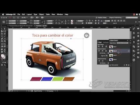 Efecto de cambio de color en InDesign CC