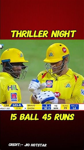 ipl thriller night 🤯|| #shorts