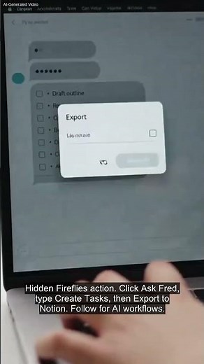 Turn Fireflies Notes Into Notion Tasks