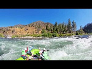 Middle Fork American River - Tunnel Chute Rapid, 360 view with Tributary Whitewater