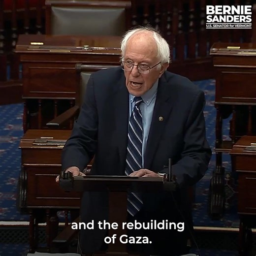The war in Gaza has killed or injured 170,000. Children are starving to death. Trump is encouraging the ethnic cleansing of 2.2 million people. Why is there no discussion in the US government about why we are spending billions of taxpayer dollars starving children in Gaza? | U.S. Senator Bernie Sanders