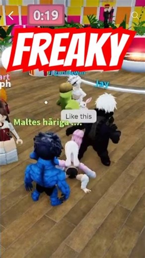 This ROBLOX game is TOO FREAKY!! #shorts